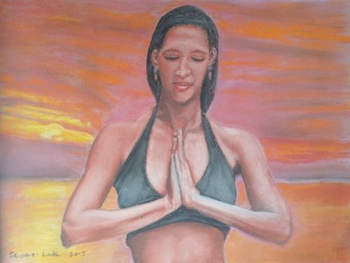 Crescent Moon yoga pose