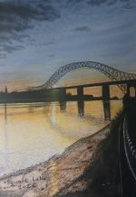 River Mersey and Runcorn Widnes Bridge